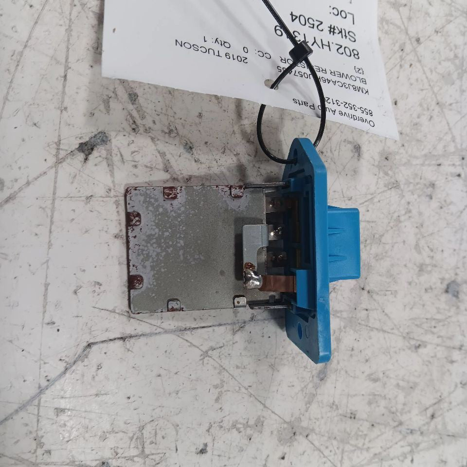Does Not Apply Hyundai Tucson Blower Resistor Fan Motor Speed Resistor 2019 2020 2021