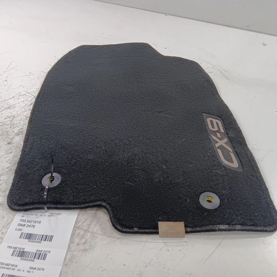 Mazda CX-9 Floor Mat Right Passenger Front 2016 2017 2018