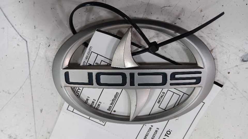 Toyota Scion IQ Trunk Lid Logo Emblem Badge Rear Back  2011 2012 2013 2014 2015