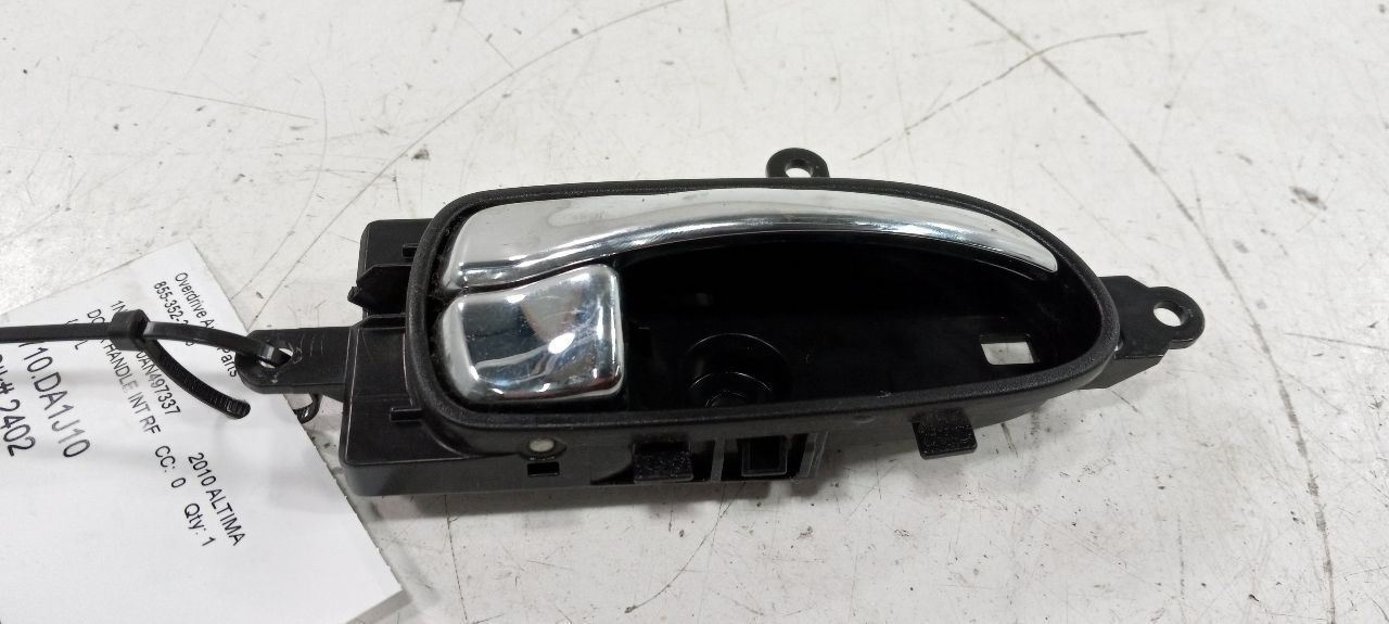 Nissan Altima Door Handle Right Passenger Front Interior Inside 2010 2009 2008