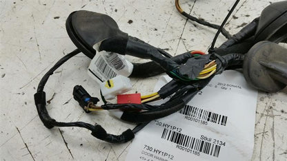 2012 Hyundai Sonata Door Harness Wire Wiring Right Passenger Rear Back 2013