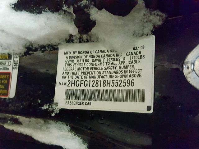 2008 HONDA CIVIC Power Steering Pump Fluid Reservoir Bottle 2006 2007 2009 2010