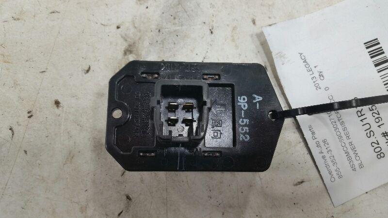 2013 Subaru Legacy Blower Resistor Fan Motor Speed Resistor 2010 2011 2012 2014