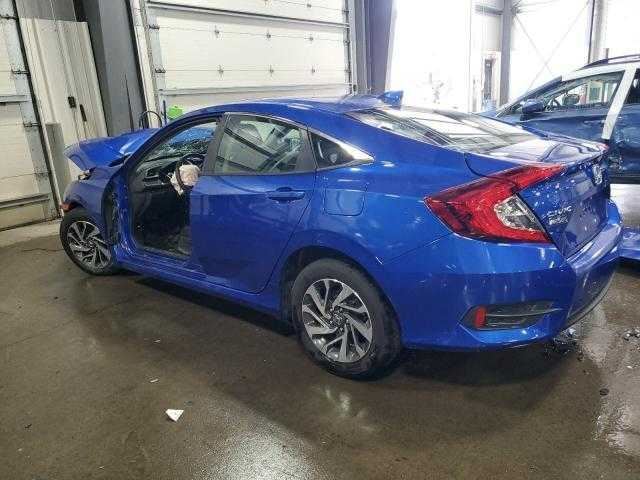 Driver Left Side View Door Mirror Power Body Color Non-heated Fits 17-19 CIVIC