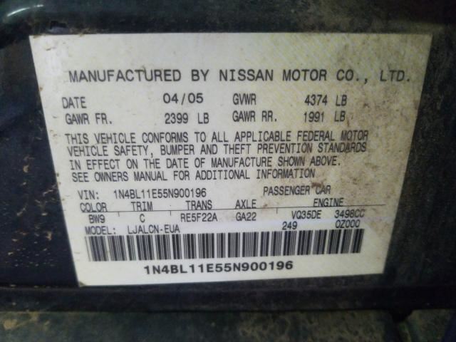 2005 Nissan Altima AC Air Conditioning Hose Line 2002 2003 2004 2006