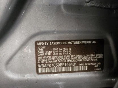 2011 BMW 328I Engine Knock Sensor