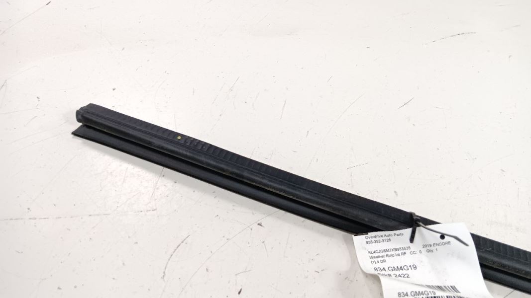 Buick Encore Passenger Right Front Weather Strip Interior 2016 2017 2018 2019