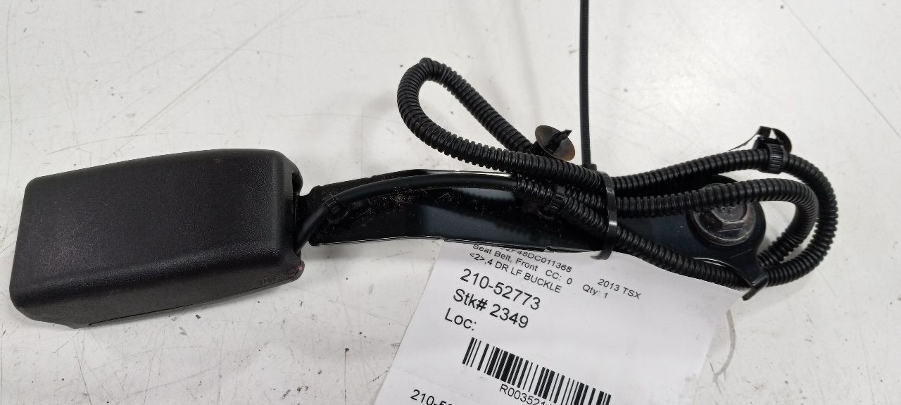 Seat Belt Front Seat Driver Left Buckle Latch Fits 09-14 TSX