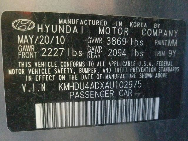 2010 Hyundai Elantra AC Air Conditioning Hose Line 2007 2008 2009