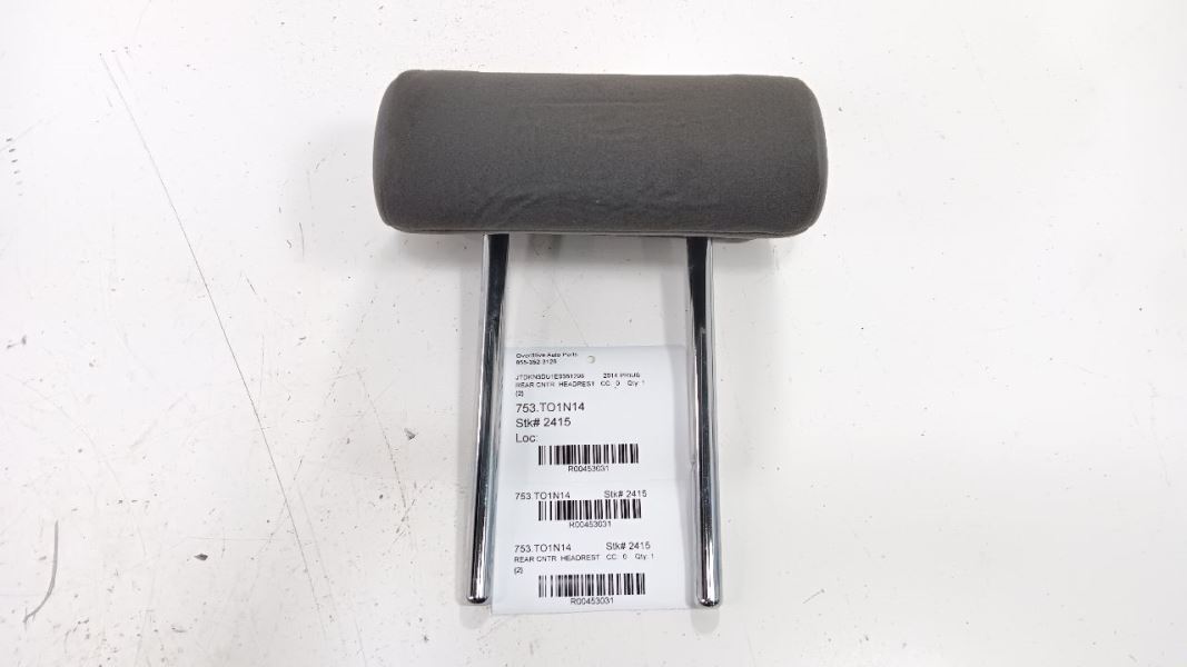 Toyota Prius Center Middle Headrest Seat Head Rest Rear Back 2015 2014 2013 2012