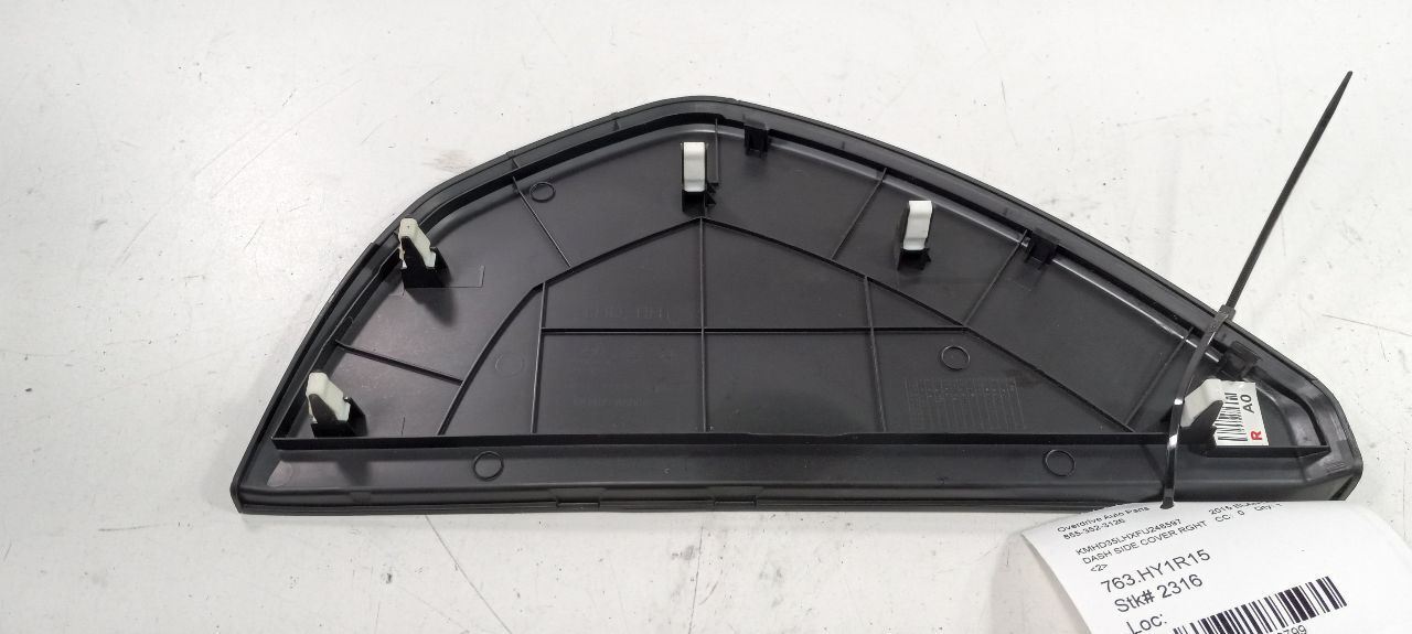 Hyundai Elantra Dash Side Cover Right Passenger Trim Panel 2013 2014 2015 2016