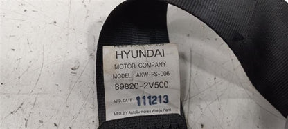 Hyundai Veloster Seat Belt Strap Retractor Right Passenger Rear Back 2012 2013