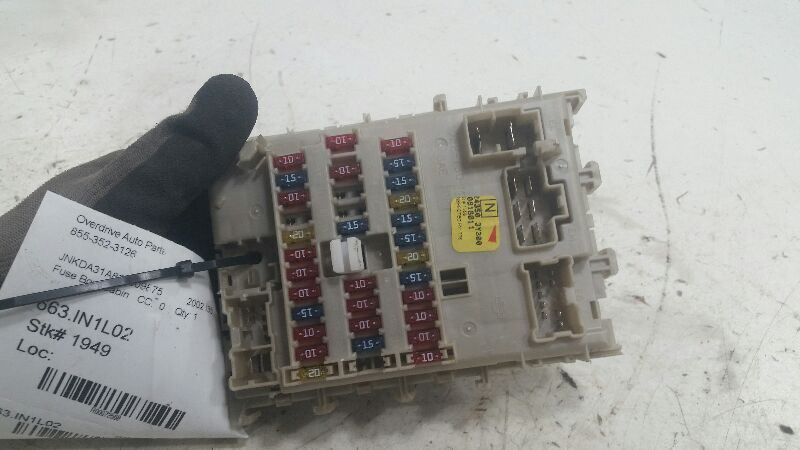 2002 INFINITI I35 Cabin Fuse Box Interior Inner Under Dash 2003 2004