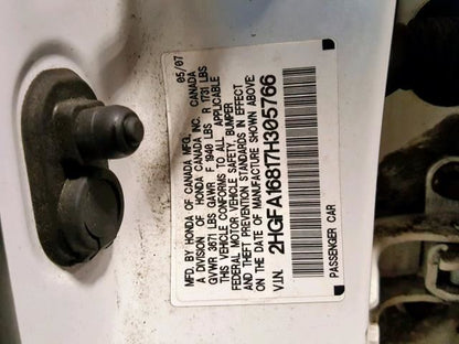 2007 HONDA CIVIC Engine Cover 2008 2009 2010 2011