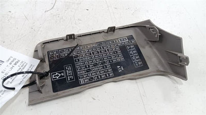 Honda Insight Fuse Box Cover2010 2011 2012 2013