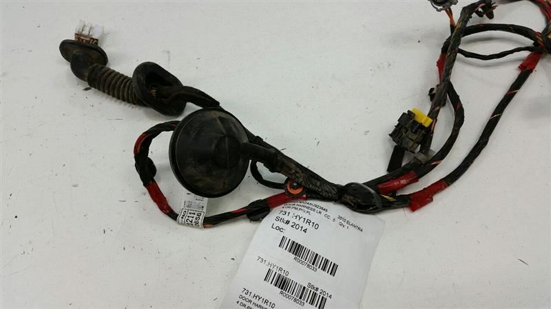 Door Harness Wire Wiring Left Driver Side Rear 2010 HYUNDAI ELANTRA 2009 2011