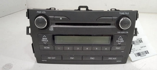 Audio Equipment Radio Display And Receiver Fits 11-12 COROLLA