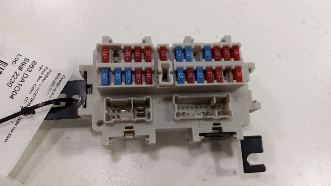 2004 MAXIMA Cabin Fuse Box Interior Inner Under Dash