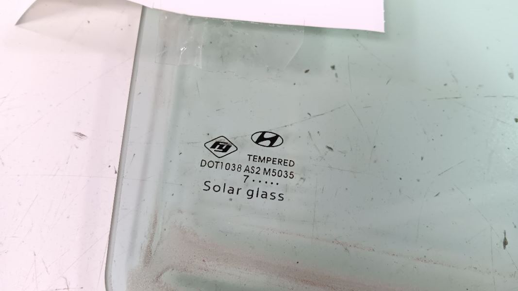 Passenger Right Rear Door Glass Window Solar US Built Fits 15-19 SONATA