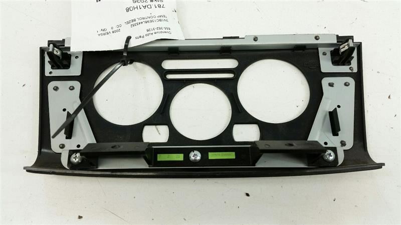 2008 Nissan Versa Temp Temperature Control Bezel Surround Dash Trim 2007 2009