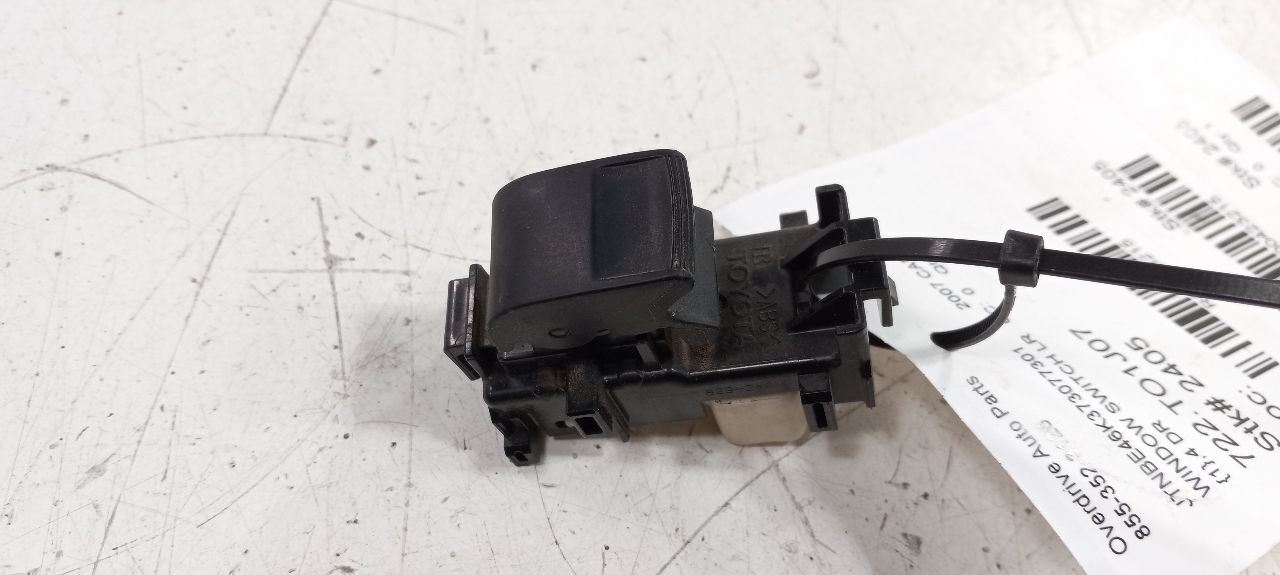 Toyota Camry Window Switch Power Left Driver Rear 2007 2008 2009