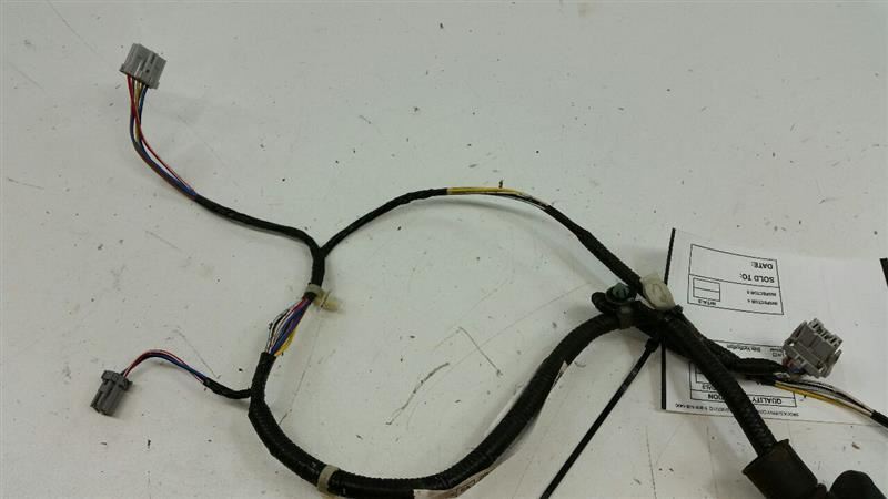 Door Harness Wire Wiring Right Passenger Rear 2007 HONDA FIT 2008