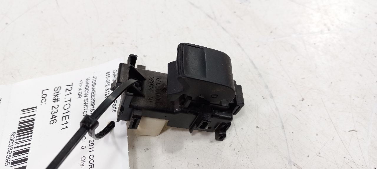 Toyota Corolla Power Window Switch Right Passenger Rear 2011 2012 2013