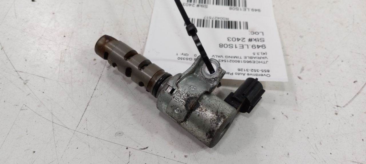 Lexus GS350 Variable Timing Gear Oil Control Valve Solenoid Cylinder Head 2008