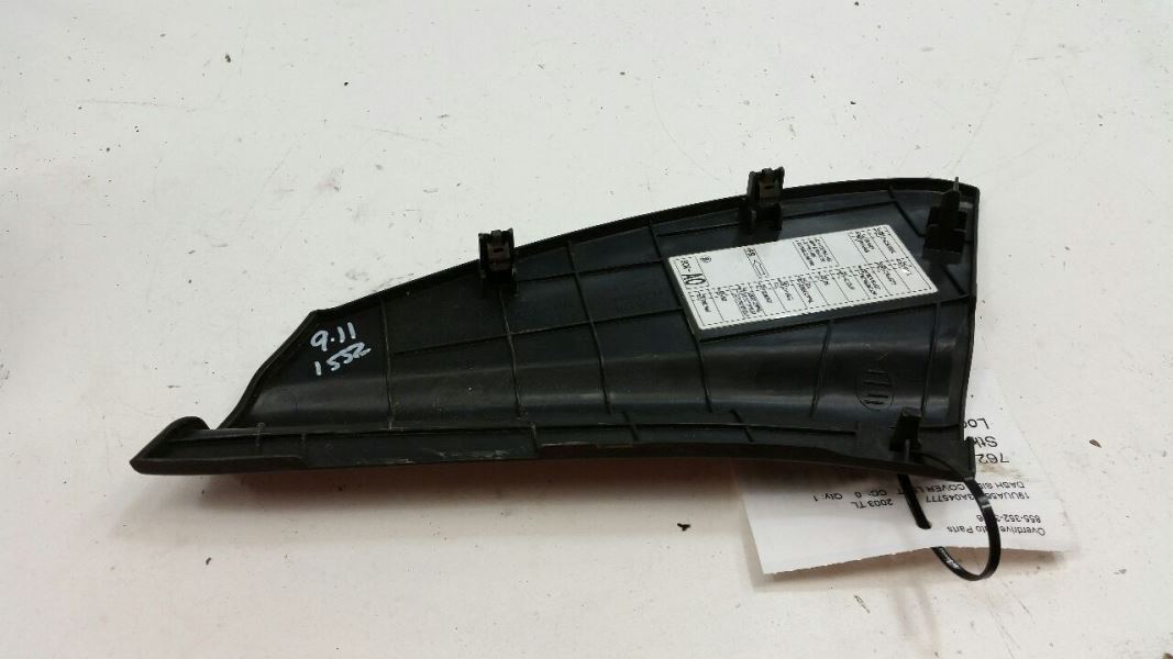 2003 Acura TL Dash Side Cover Left Driver Trim Panel 1999 2000 2001 2002