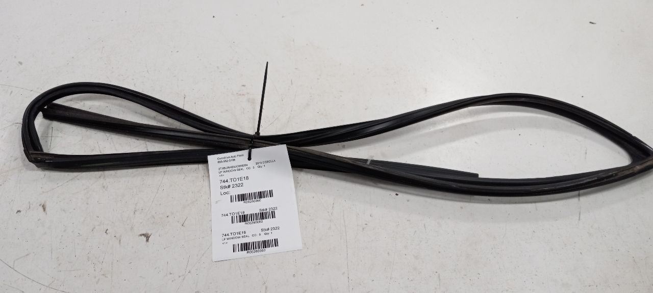 Toyota Corolla Door Glass Window Seal Rubber Left Driver Front 2019 2018 2017 16