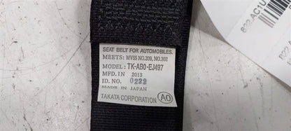 Acura TSX Seat Belt Strap Retractor Center Middle Rear Back 2014 2013 2012 2011