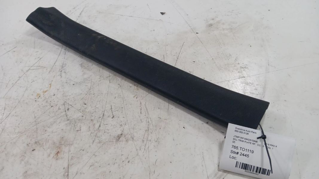 Toyota Rav 4 Sill Trim Plate Door Jam Threshold Right Passenger Front  2019 2020