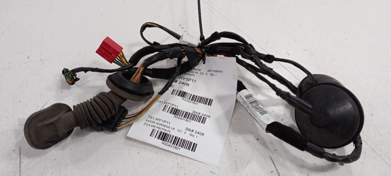 Hyundai Sonata Door Harness Wire Wiring Left Driver Rear 2011 2012 2013