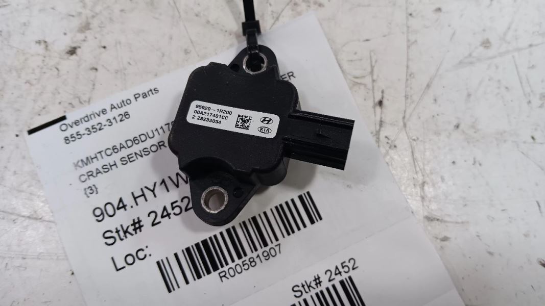 Hyundai Veloster Bag Crash Impact Sensor  2012 2013 2014 2015