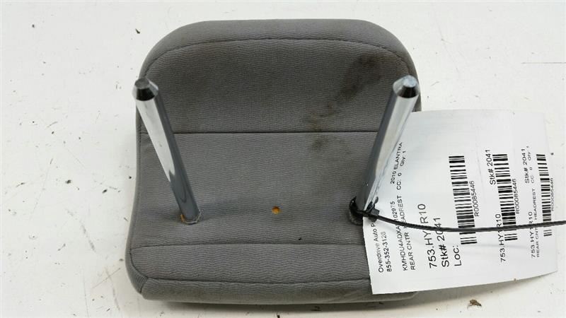 2010 Hyundai Elantra Center Middle Headrest Seat Head Rest Rear Back 2008 2009