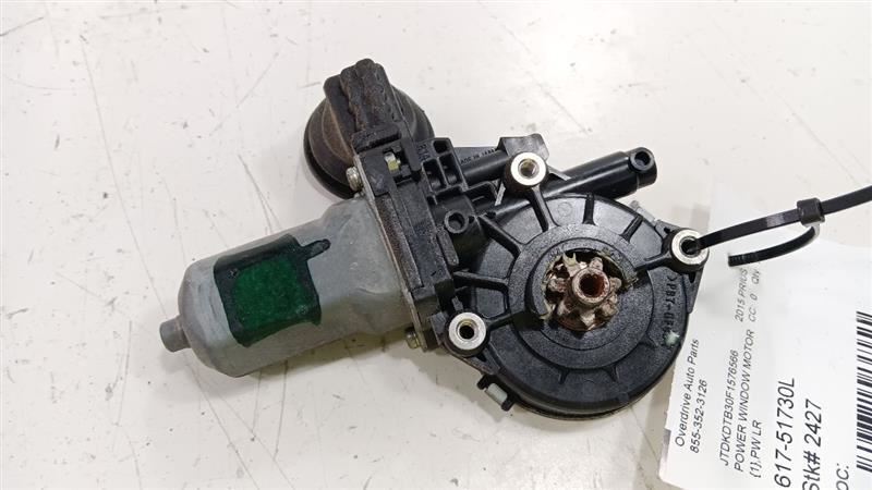 Driver Left Power Window Motor Rear Prius C VIN B3 Fits 12-19 PRIUS