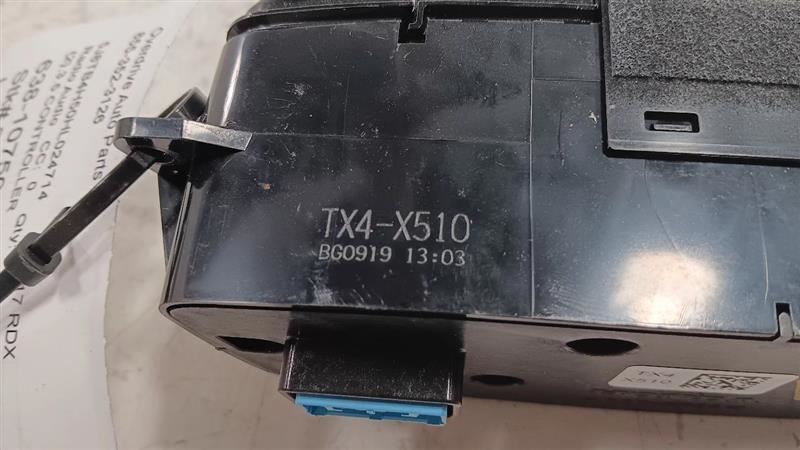 Used OEM Acura RDX Radio Control Above HVAC 2016-2018, 638-10750