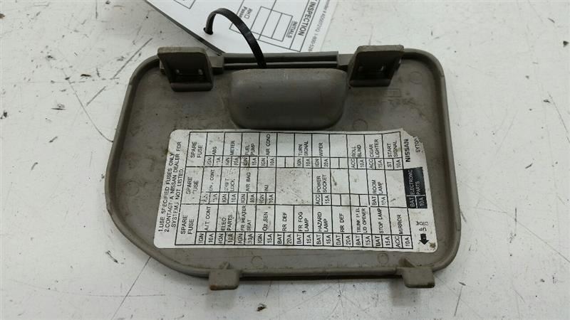 2003 Nissan Maxima Fuse Box Cover OEM 2000 2001 2002