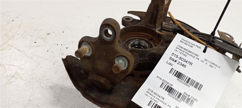 Passenger Right Front Spindle Knuckle Bearing Hub Sedan Fits 09-19 COROLLA