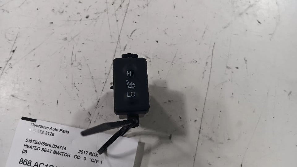 Acura RDX Heated Seat Switch 2016-2018 OEM Used - Quality Auto Part