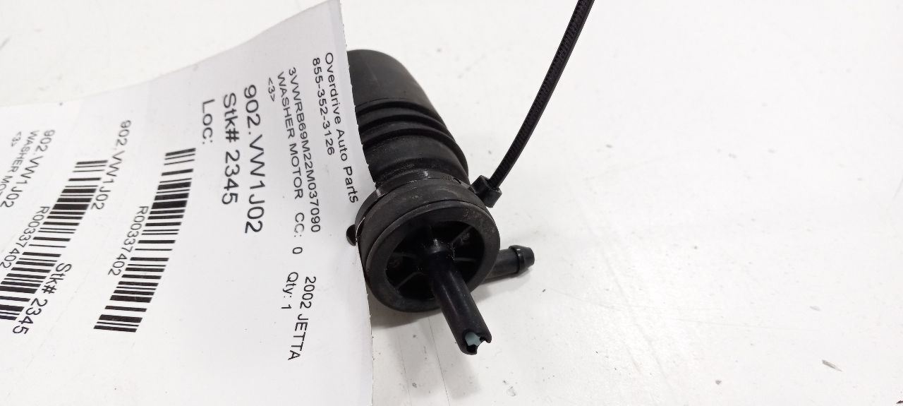 Volkswagen Jetta Windshield Washer Wash Fluid Reservoir Motor Pump Electric 2002