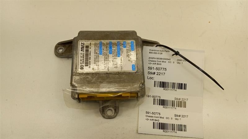 Crash Impact Collision Bag Computer Control Module Sedan Fits 06-11 CIVIC