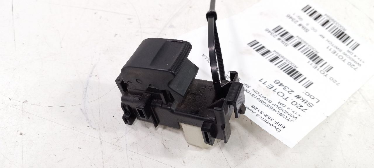 Toyota Corolla Power Window Switch Right Passenger Front 2011 2012 2013