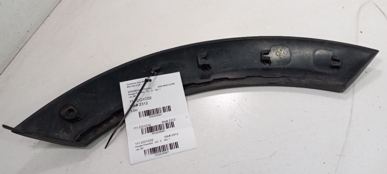 Mini Cooper S Fender Flare Extension 2002 2003 2004 2005 2006