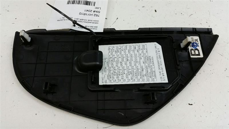 2010 Hyundai Elantra Dash Side Cover Left Driver Trim Panel 2007 2008 2009