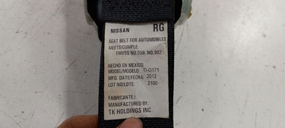 Nissan Maxima Seat Belt Strap Retractor Right Passenger Rear Back 2011 2012 2013