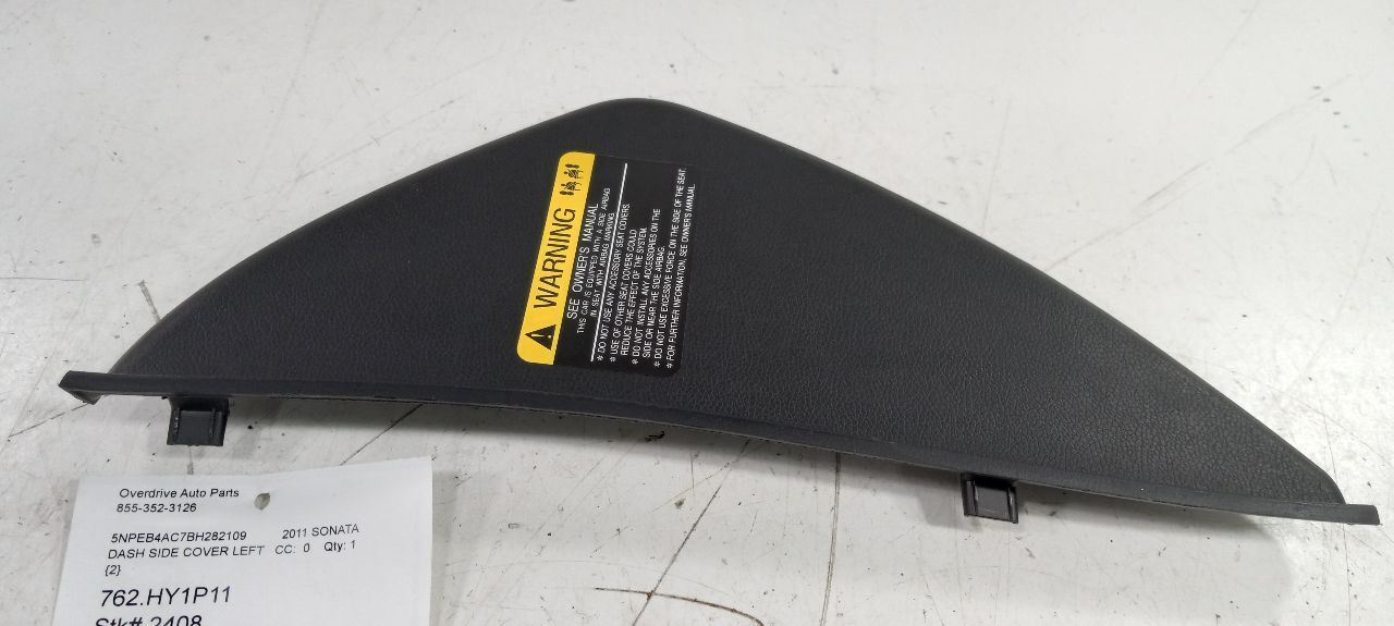 Hyundai Sonata Dash Side Cover Left Driver Trim Panel 2011 2012 2013