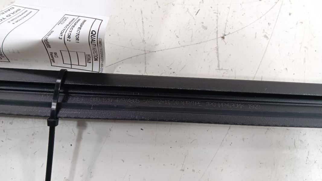 Volkswagen Golf Left Rear Weather Strip Interior 2010 2011 2012 2013 2014