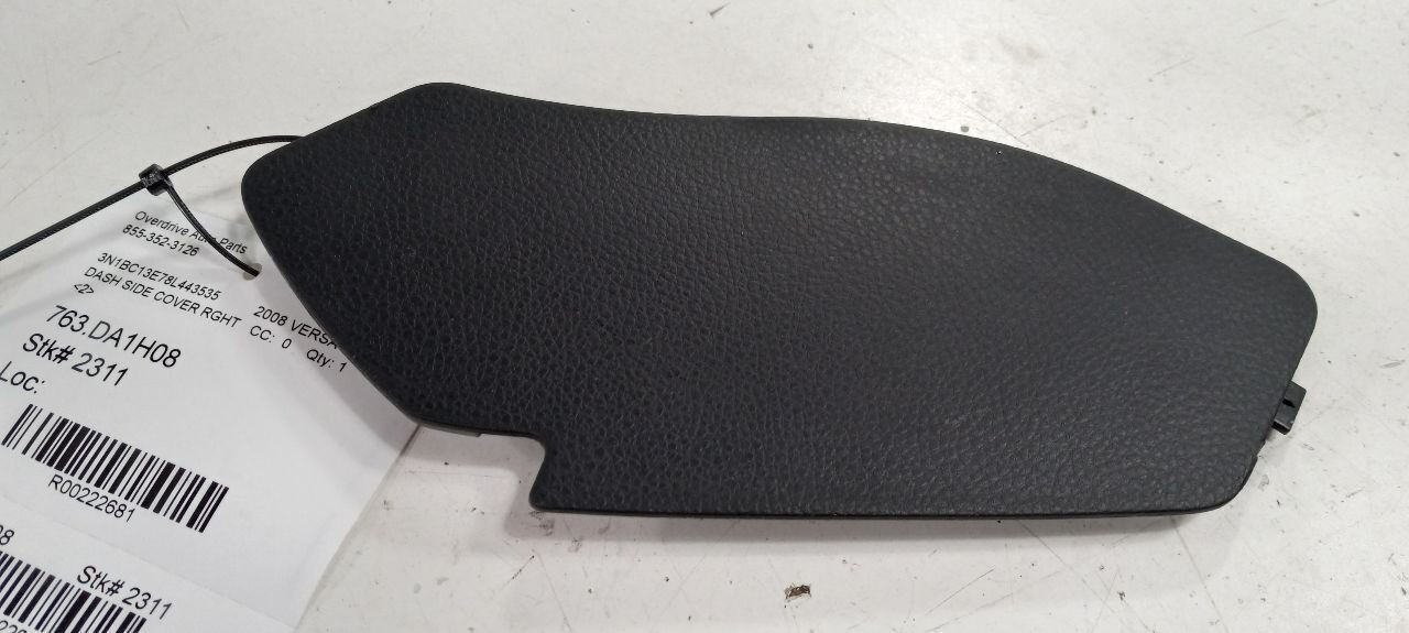 Nissan Versa Dash Side Cover Right Passenger Trim Panel 2007 2008 2009 2010 2011