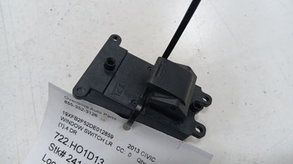 Honda Civic Window Switch Power Left Driver Rear 2013 2014 2015